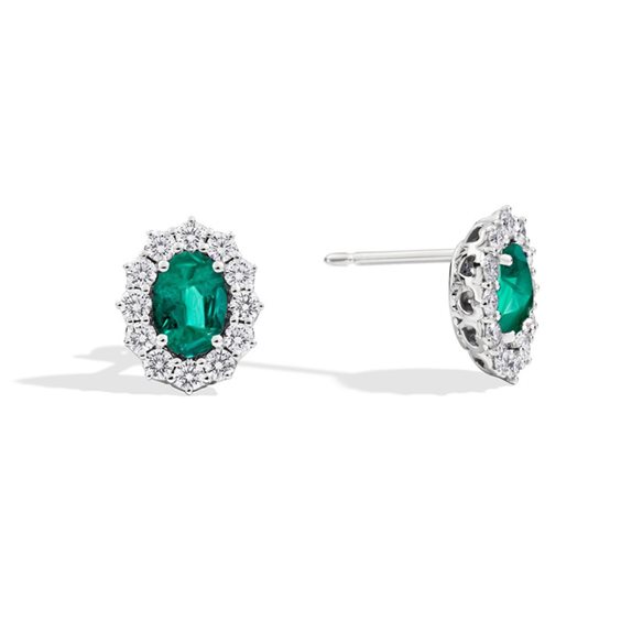 Pendientes Demetra Mujer CHROMA in Oro blanco Smeraldo 1.60 Ct 129.S.160.042.W.A3 - 129.S.160.042.W.A3